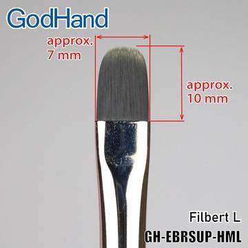 God Hand: GodHand - Brushwork Softest Filbert L - Trinity Hobby