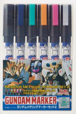 Gundam Marker - Gundam Metallic Marker Set 2 - Trinity Hobby