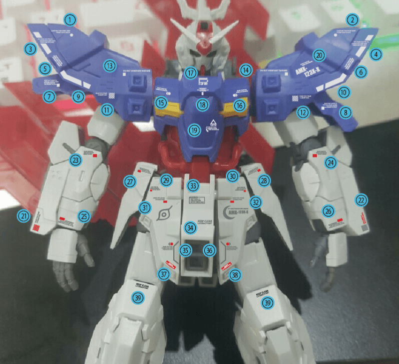 Delpi Decals: HG Moon Water Decal - Trinity Hobby