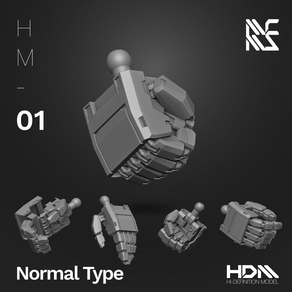 HDM Normal Type Hands [HM-01] - Trinity Hobby