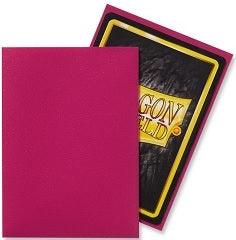 DRAGON SHIELD SLEEVES MAGENTA MATTE 100CT - Trinity Hobby