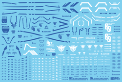 Delpi Decals: MG 00 Raiser Water Decal - Trinity Hobby