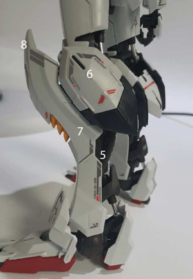 Delpi Decals: MG Barbatos Water Decal - Trinity Hobby