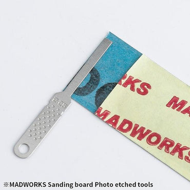 Madworks: Madworks MT12 Sanding Board Photo Etched Tools - Trinity Hobby