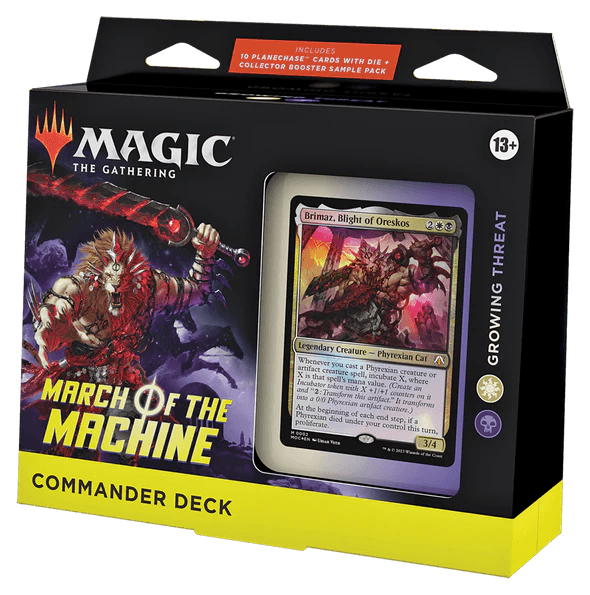 MTG - MARCH OF THE MACHINE - COMMANDER DECK - GROWING THREAT - Trinity Hobby