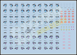 SH Studio: SH Studio Megami Device/Frame Arm Girls: Love Eyes Water Decals (1 PC) - Trinity Hobby
