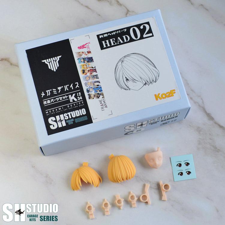 SH Studio: SH Studio Megami Device/Frame Arms Girl Alternative Blonde Hair/Head (02) - Trinity Hobby