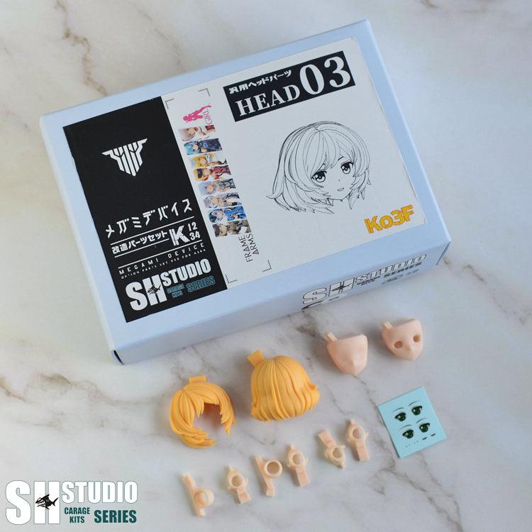 SH Studio: SH Studio Megami Device/Frame Arms Girl Alternative Blonde Hair/Head (03) - Trinity Hobby