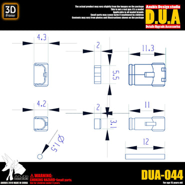 Anubis Detail Upgrade Accessories (044): Pistons 1/144 - Trinity Hobby