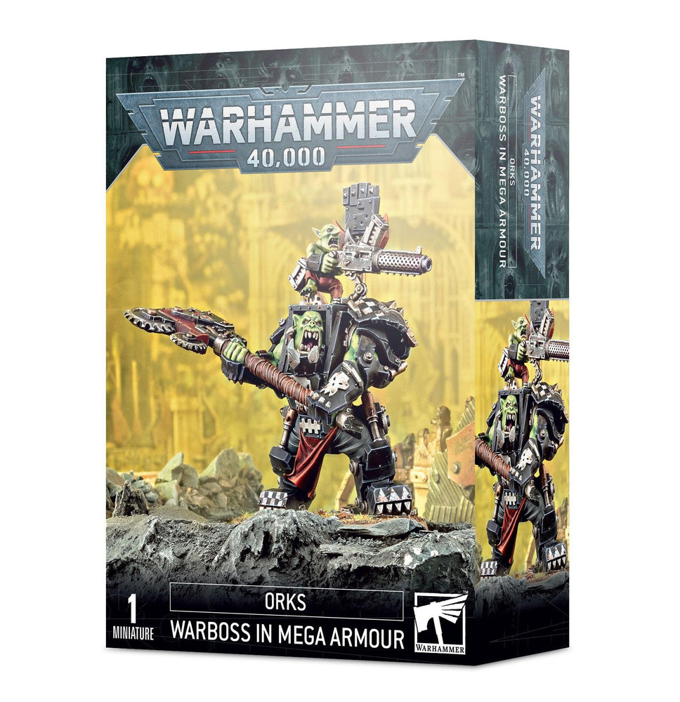 Warhammer 40k Orks: Warboss in Mega Armour - Trinity Hobby