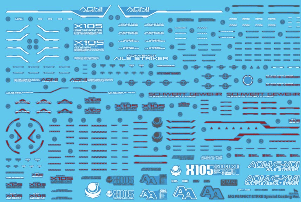 Delpi Decals: PG Perfect Strike Holo Water Decal - Trinity Hobby