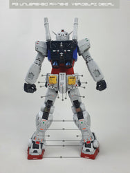 PG UNLEASHED RX-78-2 VER.DELPI HOLO (Polygonal patterns) WATER DECAL - Trinity Hobby