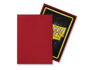 DRAGON SHIELD SLEEVES RED MATTE 100CT - Trinity Hobby