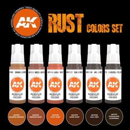 AK Interactive: AK Interactive Rust And Abandoned Set - Trinity Hobby