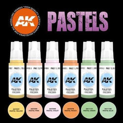 AK Interactive 3G Pastels Colors Set - Trinity Hobby