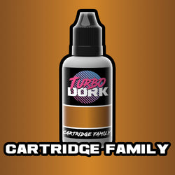 Turbodork: Cartridge Family Metallic Acrylic Paint 20ml Bottle - Trinity Hobby
