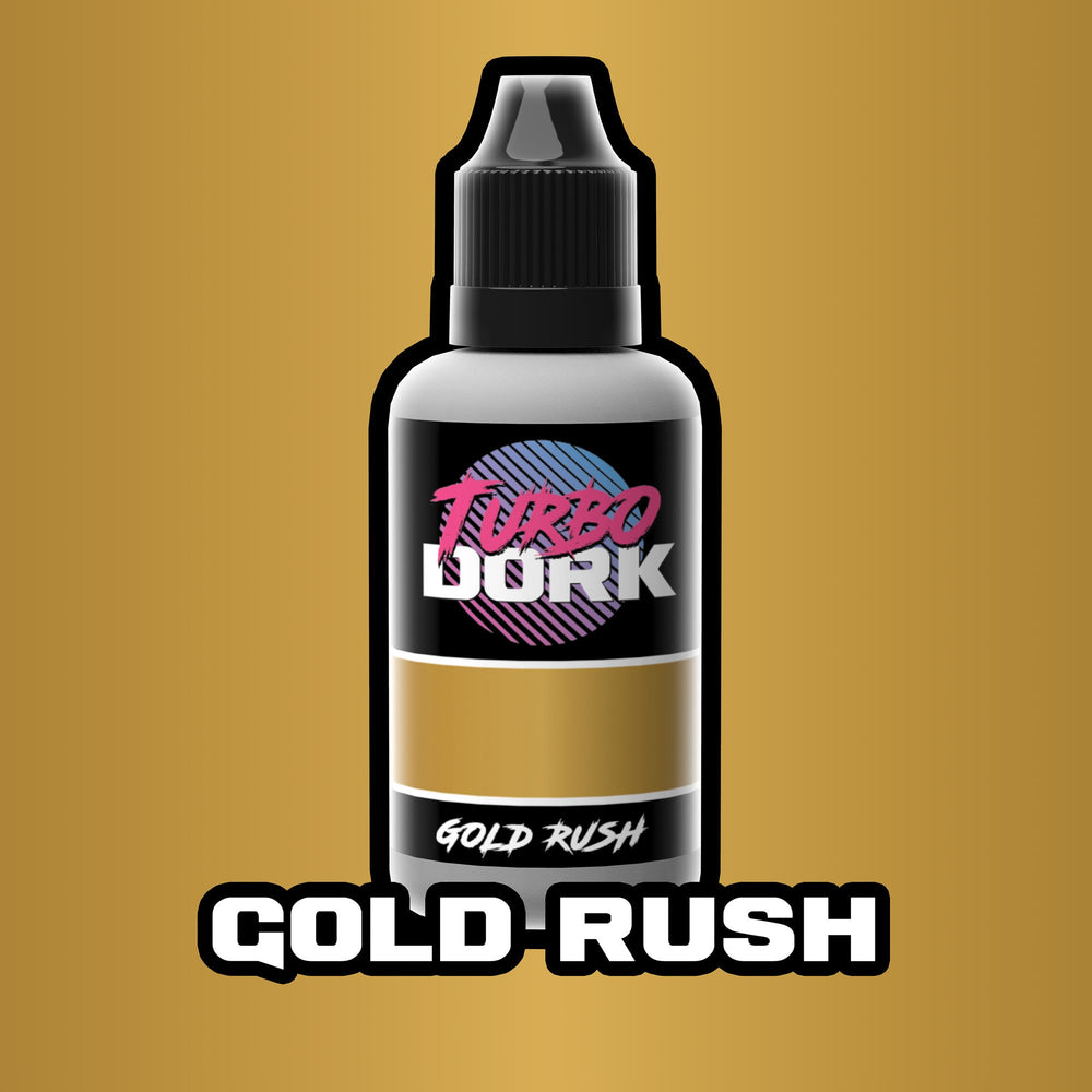 Turbodork: Gold Rush Metallic Acrylic Paint 20ml Bottle - Trinity Hobby