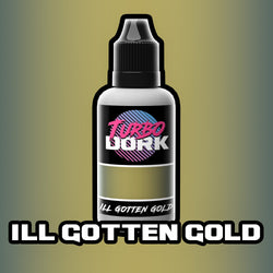 Turbodork: Ill Gotten Gold Metallic Acrylic Paint 20ml Bottle - Trinity Hobby