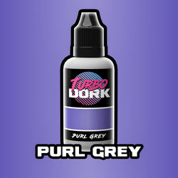 Turbodork: Purl Grey Metallic Acrylic Paint 20ml Bottle - Trinity Hobby