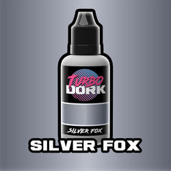 Turbodork: Silver Fox Metallic Acrylic Paint 20ml Bottle - Trinity Hobby