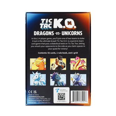 Tic Tac K.O: Dragons Vs Unicorns - Trinity Hobby