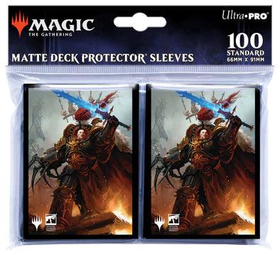 Magic: The Gathering: Warhammer 40k Commander Deck: Sleeves Chaos (100CT) - Trinity Hobby