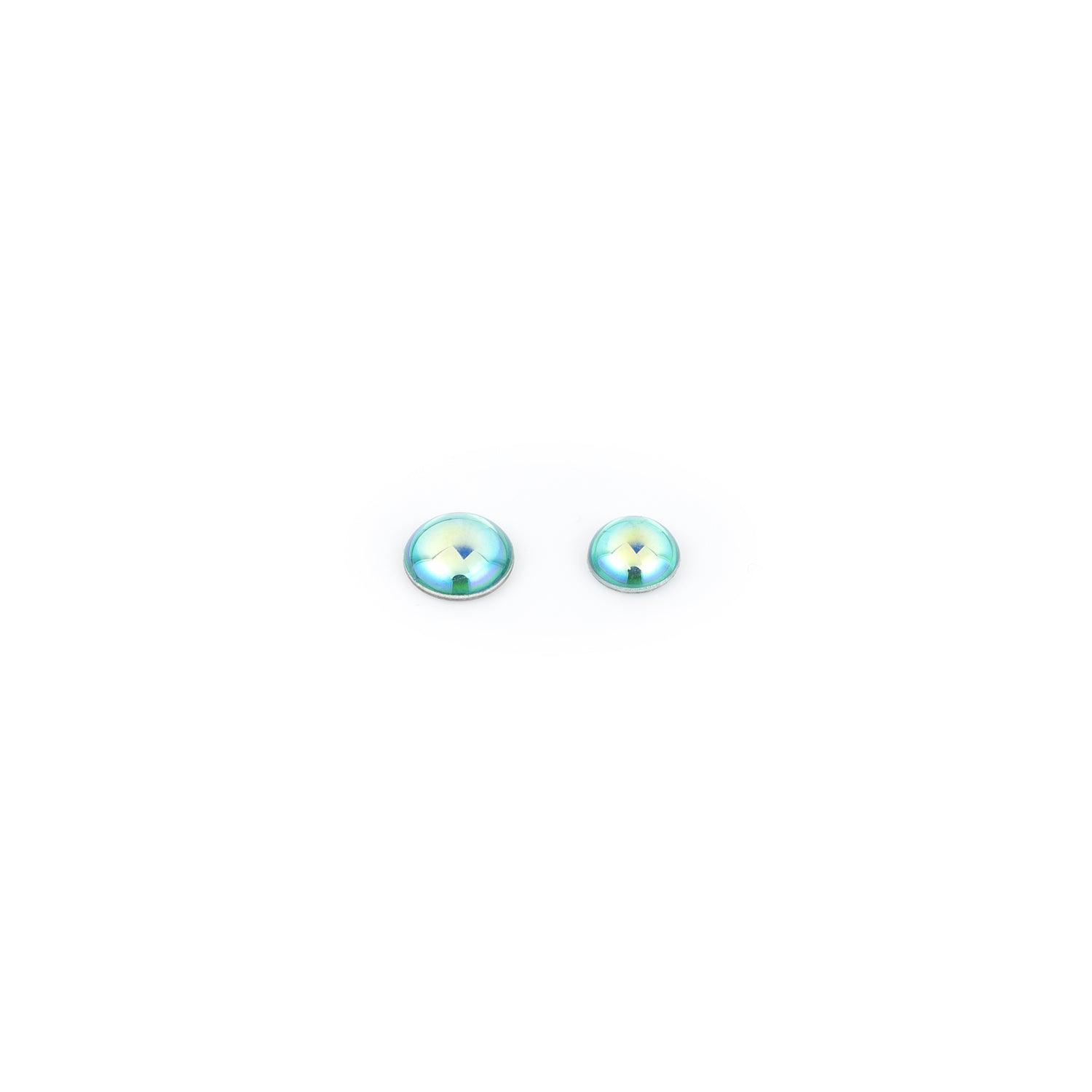 HiQ Parts VC Dome 3 Green Size L 5.0 6.0mm (5 pcs each, total 10 pcs) - Trinity Hobby