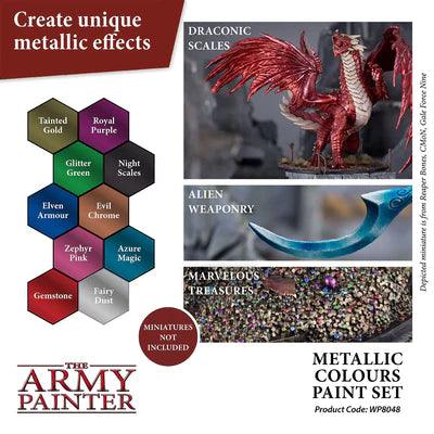 Army Painter: Metallic Colours Paint Set - Trinity Hobby