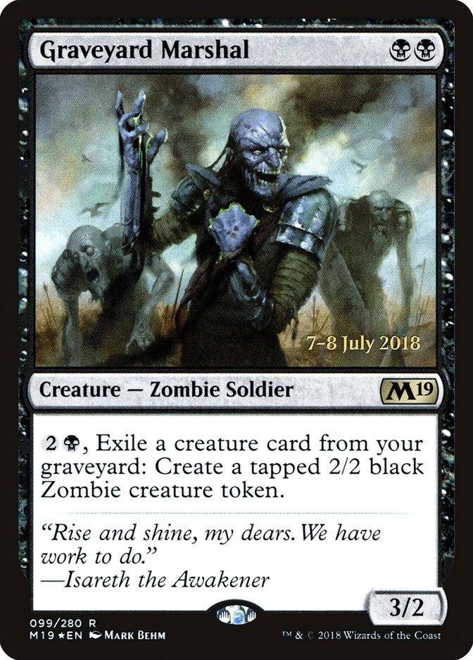 Graveyard Marshal [Core Set 2019 Prerelease Promos] - Trinity Hobby