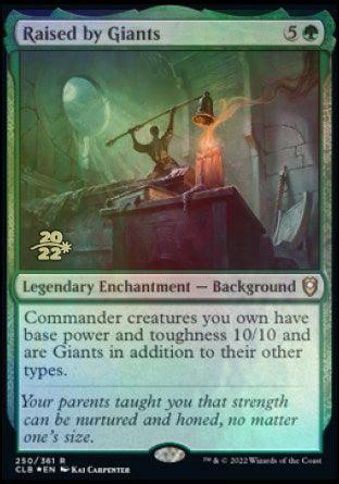 Raised by Giants [Commander Legends: Battle for Baldur's Gate Prerelease Promos] - Trinity Hobby