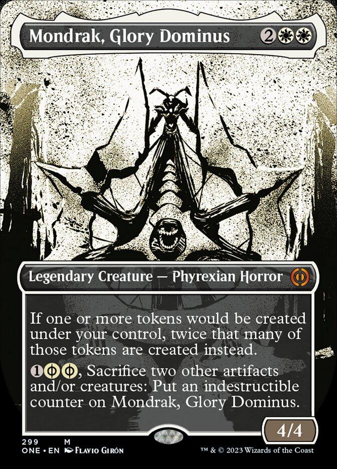 Mondrak, Glory Dominus (Borderless Ichor) [Phyrexia: All Will Be One] - Trinity Hobby