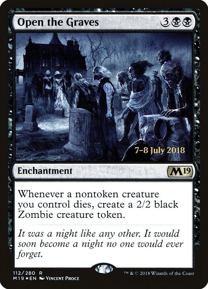 Open the Graves [Core Set 2019 Prerelease Promos] - Trinity Hobby