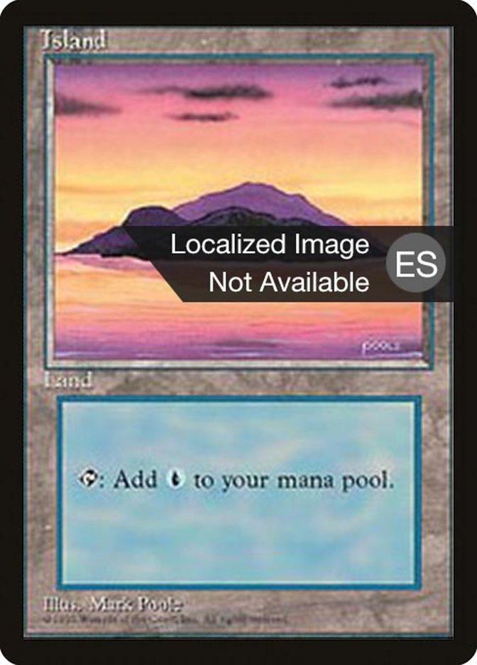 Island (A) [Fourth Edition (Foreign Black Border)] - Trinity Hobby
