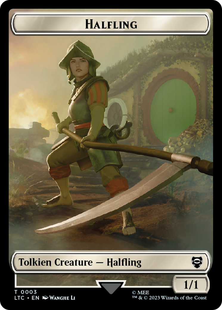 Halfling // Treasure Token [The Lord of the Rings: Tales of Middle-Earth Commander Tokens] - Trinity Hobby