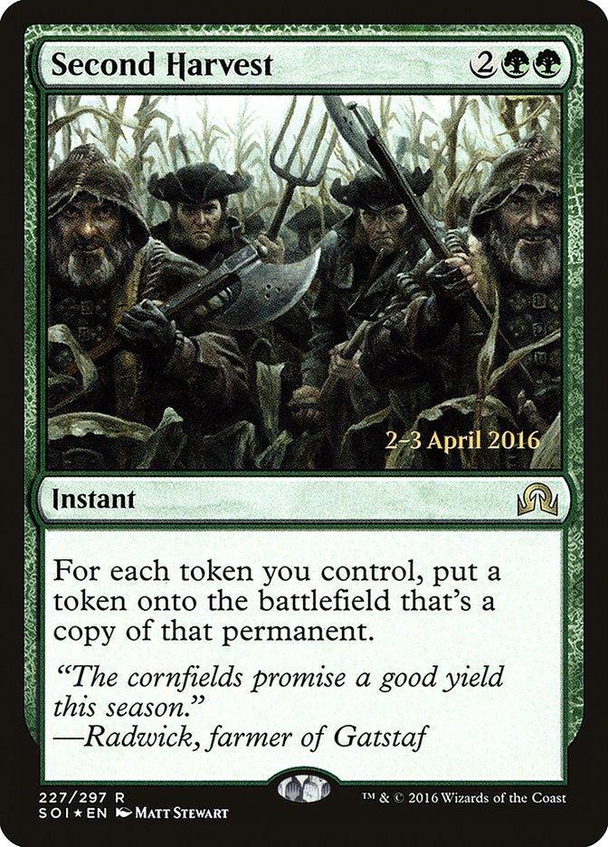 Second Harvest [Shadows over Innistrad Prerelease Promos] - Trinity Hobby