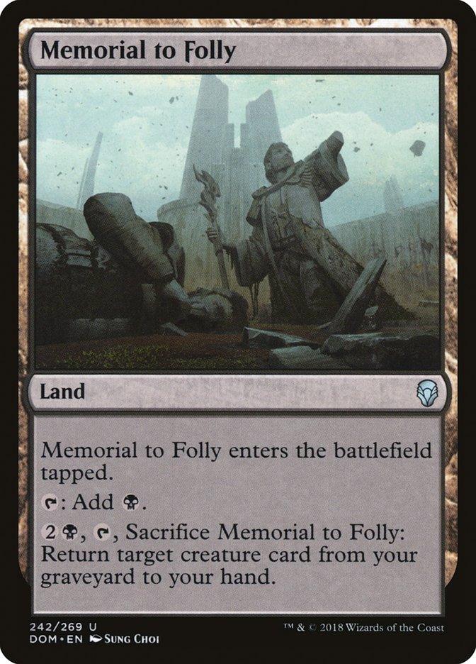 Memorial to Folly [Dominaria] - Trinity Hobby