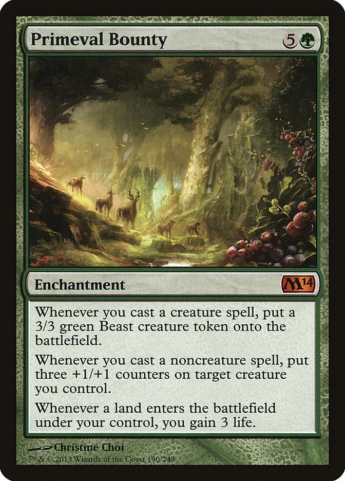 Primeval Bounty [Magic 2014] - Trinity Hobby