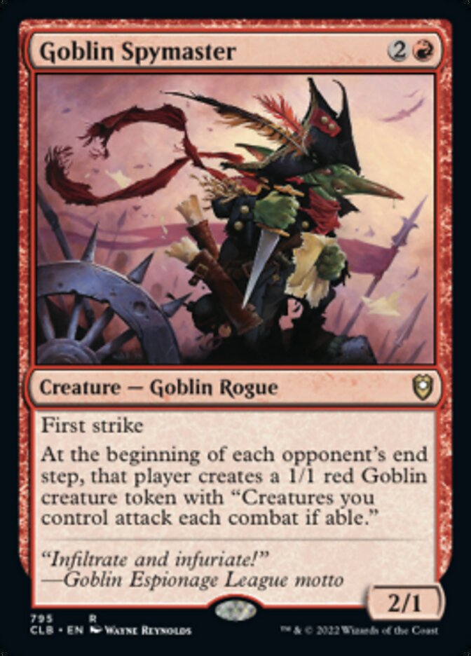 Goblin Spymaster [Commander Legends: Battle for Baldur's Gate] - Trinity Hobby