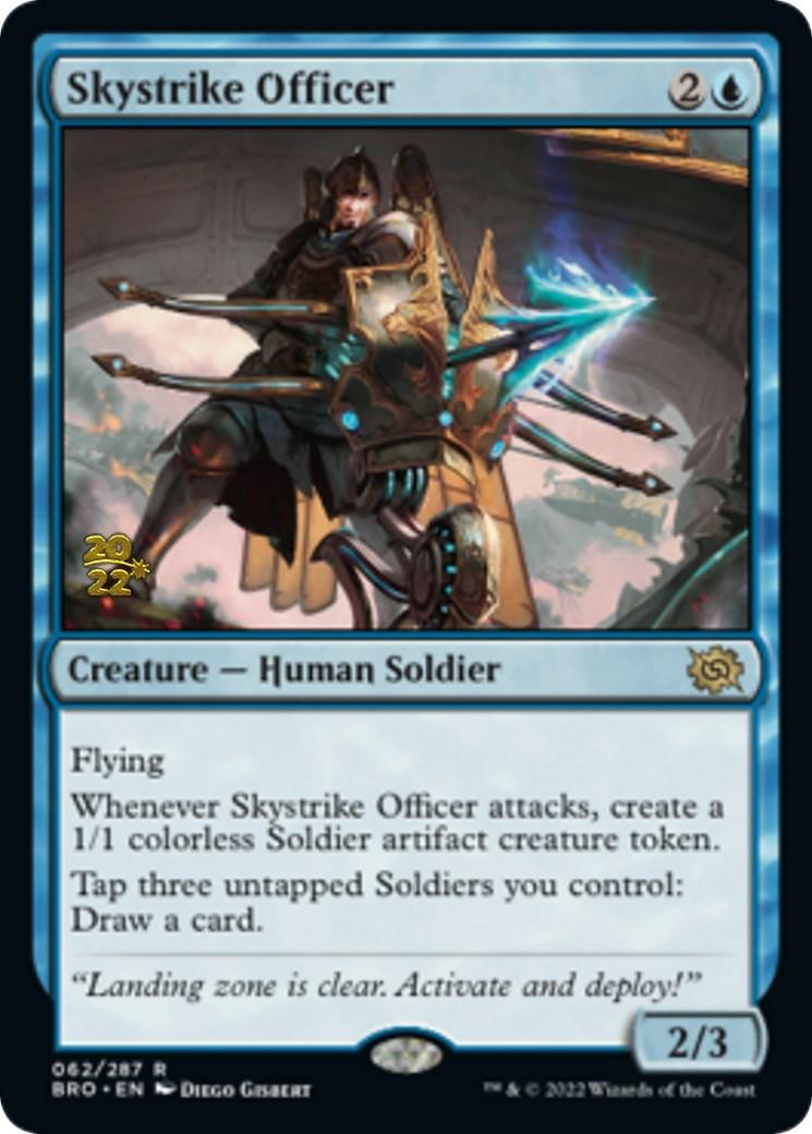 Skystrike Officer [The Brothers' War Prerelease Promos] - Trinity Hobby