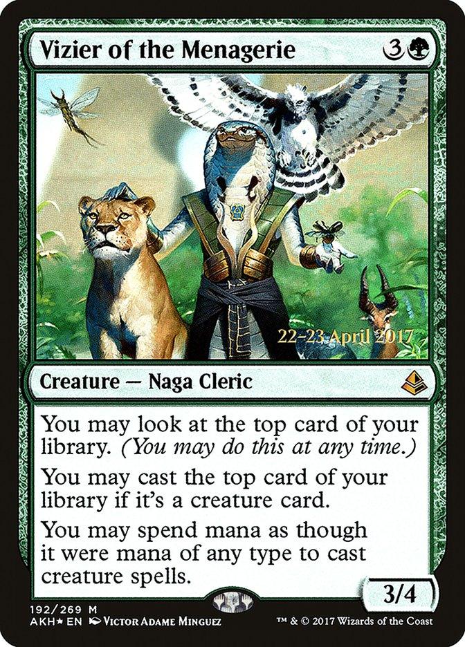 Vizier of the Menagerie [Amonkhet Prerelease Promos] - Trinity Hobby