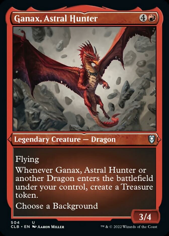 Ganax, Astral Hunter (Foil Etched) [Commander Legends: Battle for Baldur's Gate] - Trinity Hobby