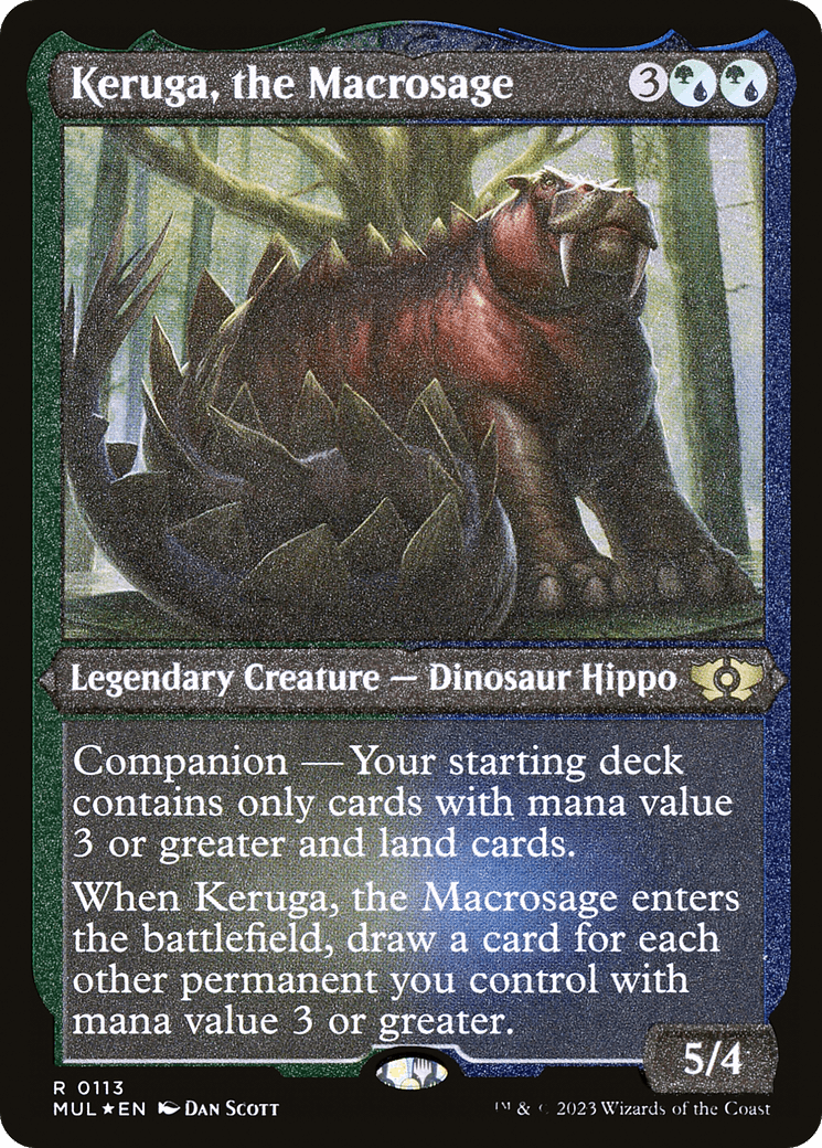 Keruga, the Macrosage (Foil Etched) [Multiverse Legends] - Trinity Hobby