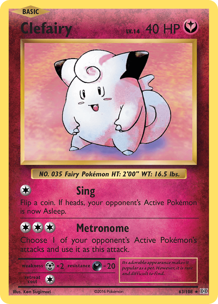Clefairy (63/108) [XY: Evolutions] - Trinity Hobby