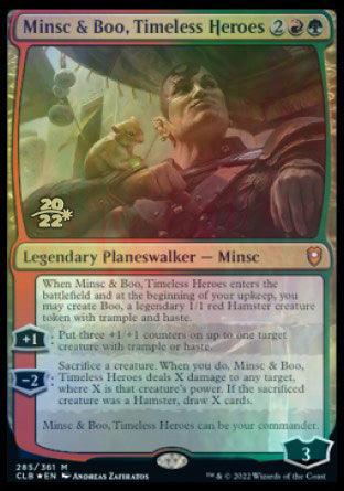 Minsc & Boo, Timeless Heroes [Commander Legends: Battle for Baldur's Gate Prerelease Promos] - Trinity Hobby