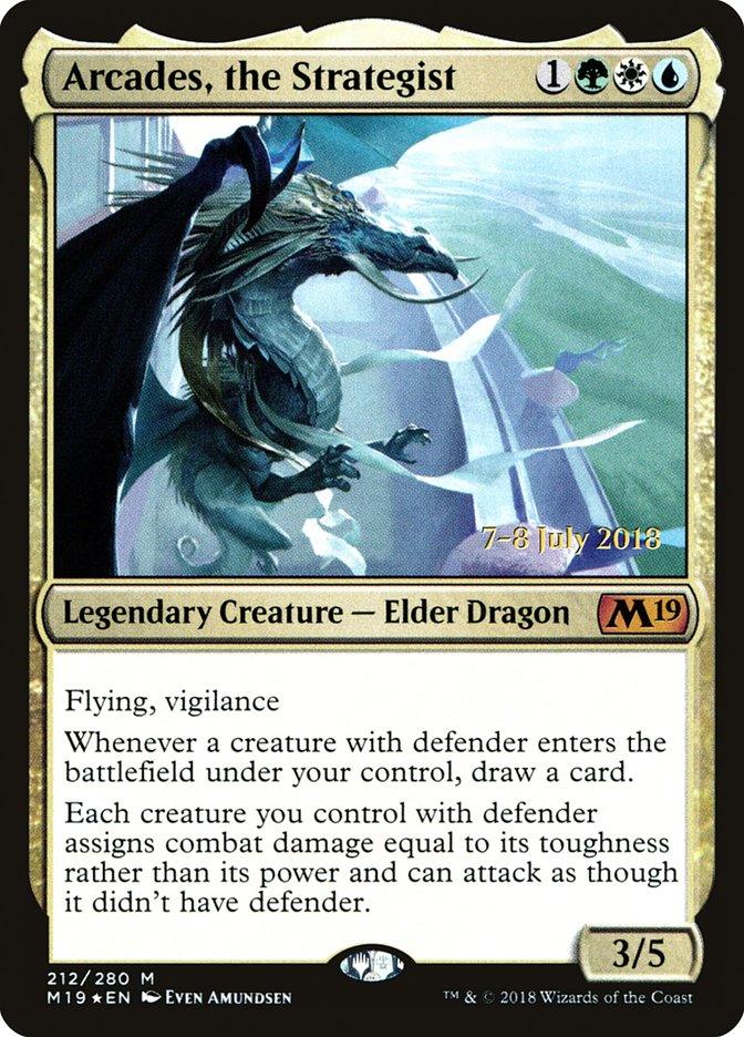 Arcades, the Strategist [Core Set 2019 Prerelease Promos] - Trinity Hobby