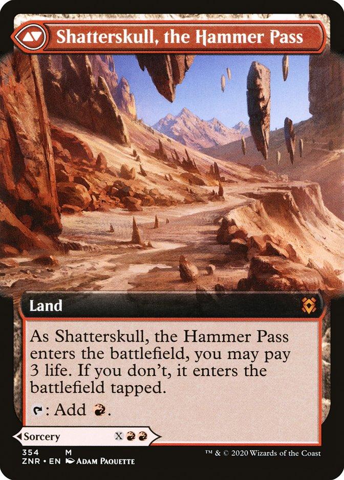 Shatterskull Smashing // Shatterskull, the Hammer Pass (Extended Art) [Zendikar Rising] - Trinity Hobby