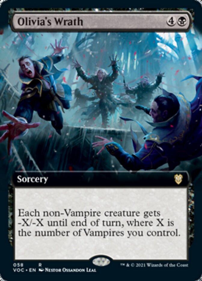 Olivia's Wrath (Extended Art) [Innistrad: Crimson Vow Commander] - Trinity Hobby