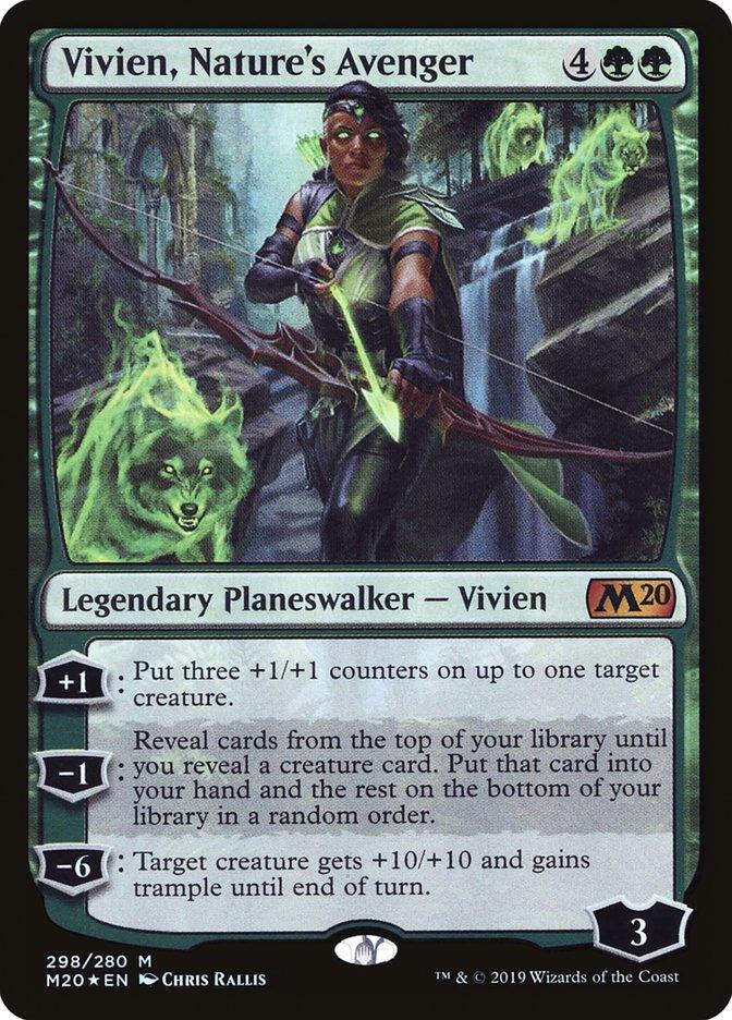 Vivien, Nature's Avenger [Core Set 2020] - Trinity Hobby
