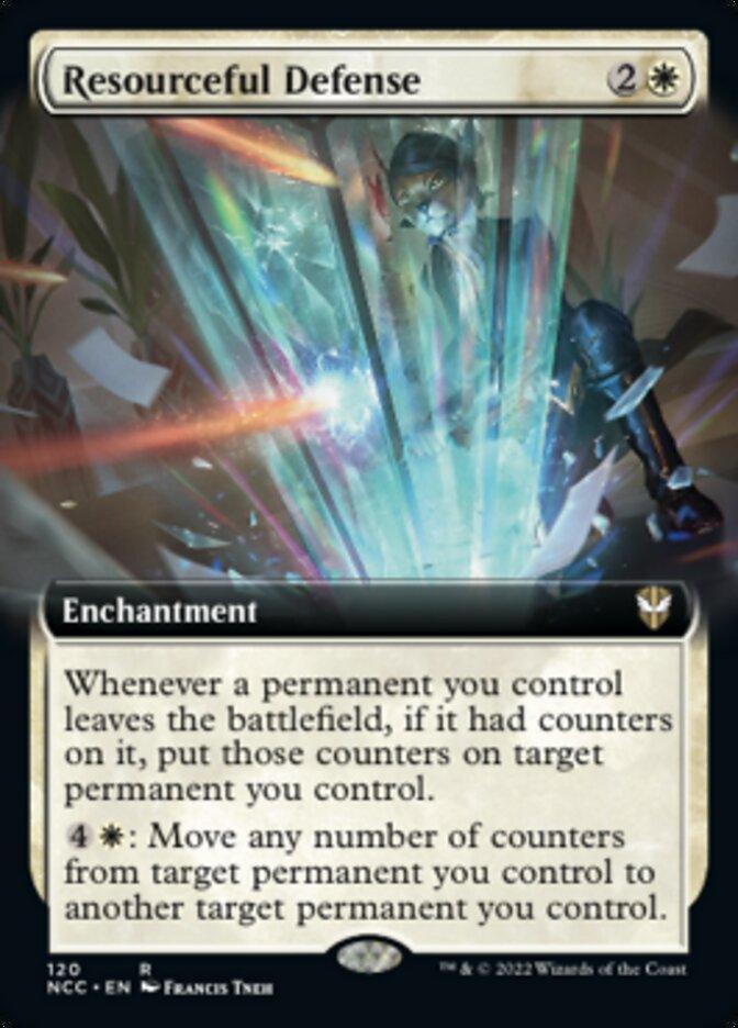 Resourceful Defense (Extended Art) [Streets of New Capenna Commander] - Trinity Hobby