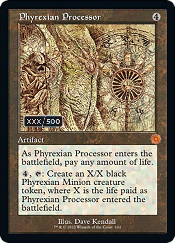 Phyrexian Processor (Retro Schematic) (Serialized) [The Brothers' War Retro Artifacts] - Trinity Hobby